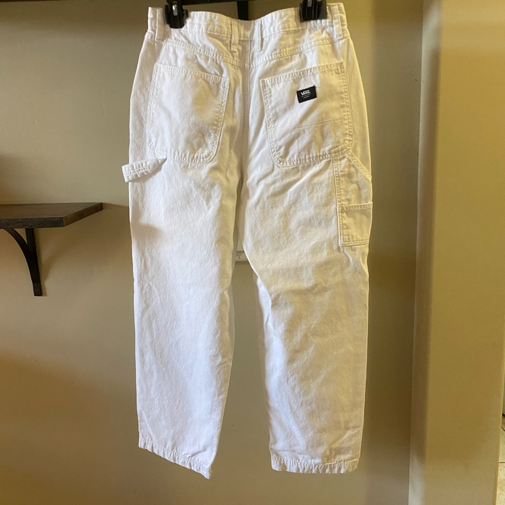Vans white high waisted women’s pants